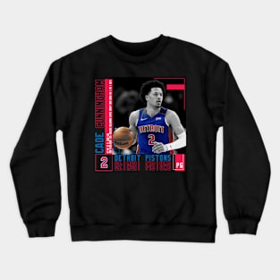 Cade Cunningham Paper Poster Crewneck Sweatshirt